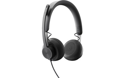Micro-casque Logitech Zone, Graphite - USB, USB-C