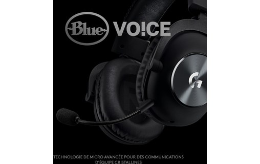 Casque gaming sans fil Logitech Pro X, Noir