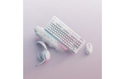 Casque gaming sans fil Logitech G735, Blanc - Bluetooth