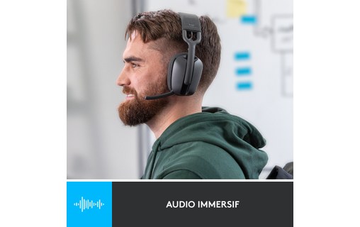 Micro-casque sans fil Logitech Zone Vibe 100, Graphite - Bluetooth