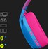 Casque gaming sans fil Logitech G435, Bleu - Bluetooth