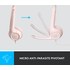 Micro-casque Logitech H390, Rose - USB