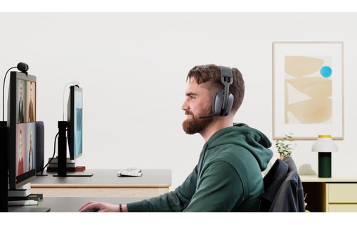 Micro-casque sans fil Logitech Zone Vibe Wireless, Graphite - Bluetooth