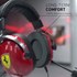 Casque gaming Thrustmaster T.Racing Noir, Rouge, Jaune, Métal