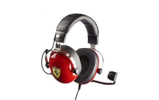 Casque gaming Thrustmaster T.Racing Noir, Rouge, Jaune, Métal