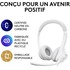 Micro-casque Logitech H390, Blanc - USB