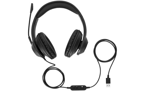 Micro-casque Targus AEH102GL, Noir - USB