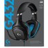 Casque gaming Logitech G432 Bleu, Noir