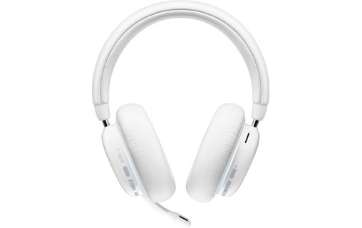Casque gaming sans fil Logitech G735, Blanc - Bluetooth