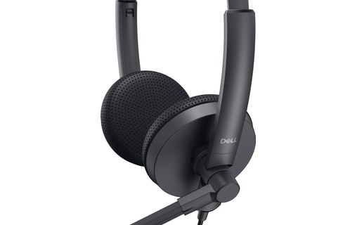 Micro-casque Dell WH1022, Noir - USB