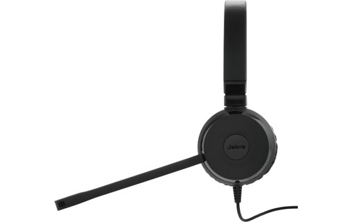 Micro-casque Jabra Evolve 30 II MS Stereo, Noir - Jack 3,5 mm, USB