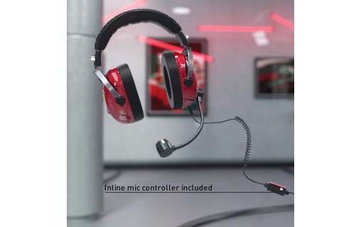 Casque gaming Thrustmaster T.Racing Noir, Rouge, Jaune, Métal