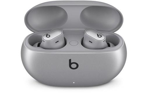 Écouteurs sans fil Beats Studio Buds à réduction de bruit, Argent - Bluetooth