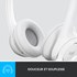 Micro-casque Logitech H390, Blanc - USB