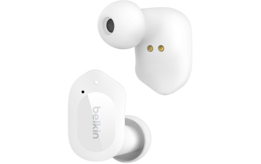 Écouteurs sans fil Belkin SoundForm Play, Blanc - Bluetooth