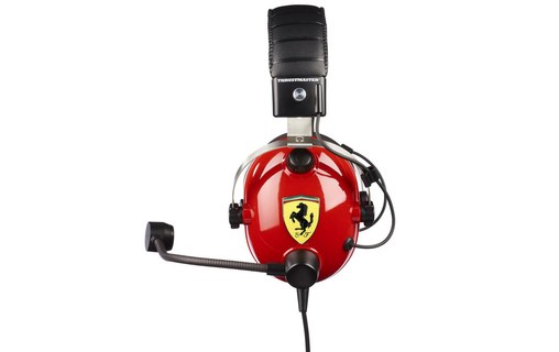 Casque gaming Thrustmaster T.Racing Noir, Rouge, Jaune, Métal