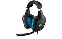 Casque gaming Logitech G432 Bleu, Noir