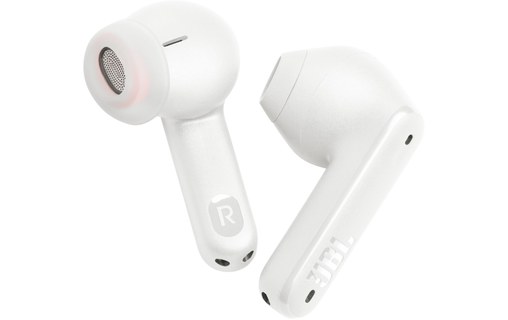 Écouteurs sans fil JBL Tune Flex à réduction de bruit, Blanc - Bluetooth