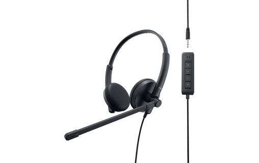 Micro-casque Dell WH1022, Noir - USB