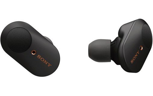 Écouteurs sans fil Sony WF-1000XM3 à réduction de bruit, Noir - Bluetooth