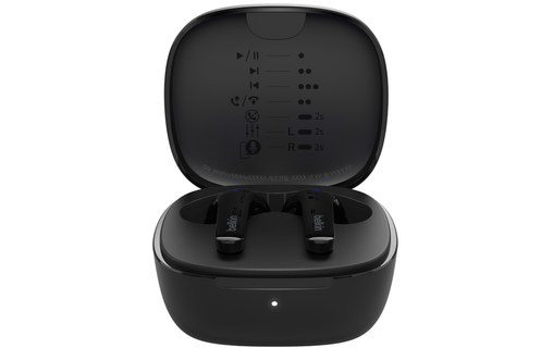 Écouteurs sans fil Belkin SoundForm Motion, Noir - Bluetooth