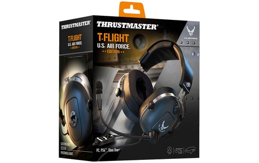 Casque gaming Thrustmaster T.Flight U.S. Air Force Edition, Noir