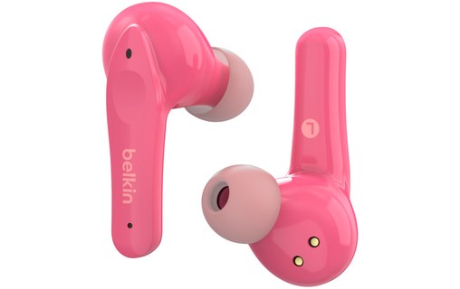 Écouteurs sans fil Belkin SoundForm Nano, Rose - Bluetooth