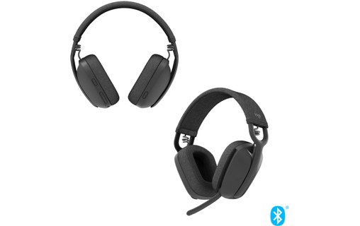 Micro-casque sans fil Logitech Zone Vibe 100, Graphite - Bluetooth