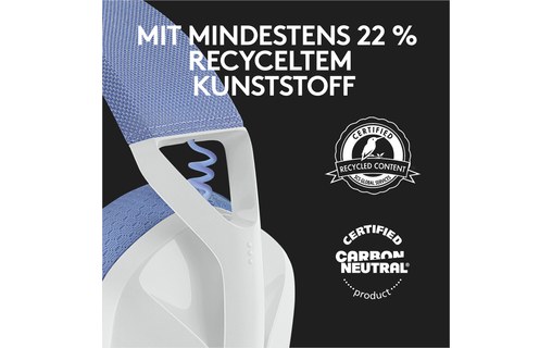 Casque gaming sans fil Logitech G435, Blanc - Bluetooth