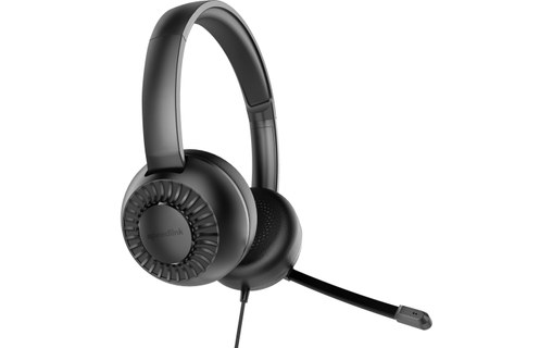Micro-casque Speedlink Metis Stereo, Noir - Jack 3,5 mm, USB