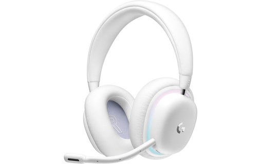 Casque gaming sans fil Logitech G735, Blanc - Bluetooth