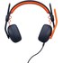 Micro-casque Logitech Zone Bleu, Orange - Jack 3,5 mm