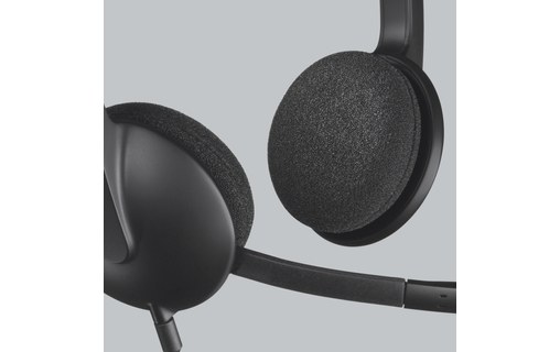 Micro-casque Logitech H340, Noir - USB