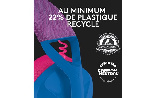 Casque gaming sans fil Logitech G435, Bleu - Bluetooth