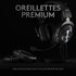 Casque gaming sans fil Logitech Pro X, Noir