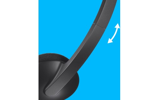 Micro-casque Logitech H340, Noir - USB