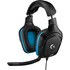Casque gaming Logitech G432 Bleu, Noir