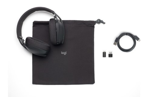 Micro-casque sans fil Logitech Zone Vibe Wireless, Graphite - Bluetooth