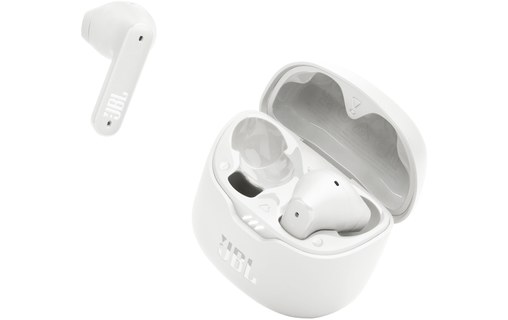 Écouteurs sans fil JBL Tune Flex à réduction de bruit, Blanc - Bluetooth