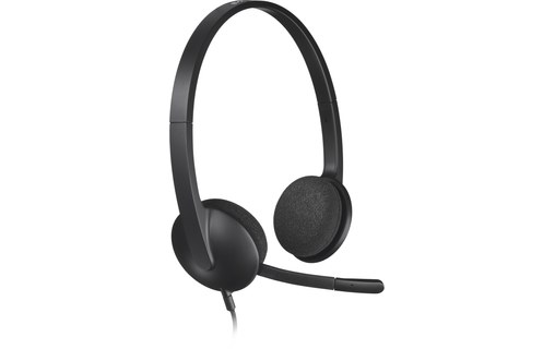 Micro-casque Logitech H340, Noir - USB