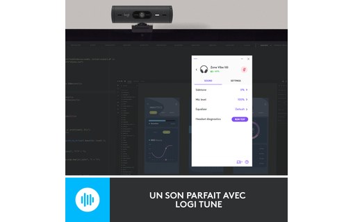 Micro-casque sans fil Logitech Zone Vibe 100, Graphite - Bluetooth