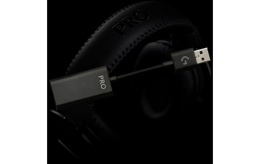Casque gaming Logitech Pro X, Noir