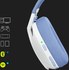 Casque gaming sans fil Logitech G435, Blanc - Bluetooth