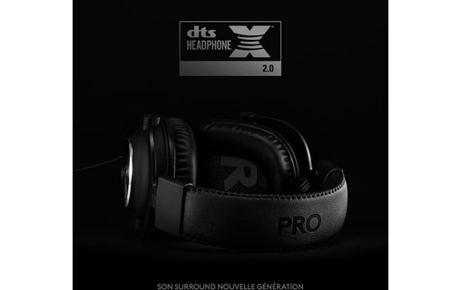 Casque gaming sans fil Logitech Pro X, Noir