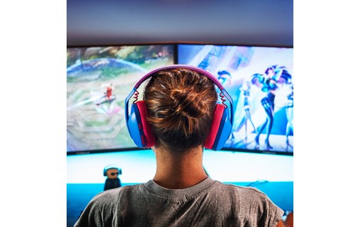 Casque gaming sans fil Logitech G435, Bleu - Bluetooth