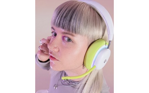 Casque gaming sans fil Logitech G735, Blanc - Bluetooth