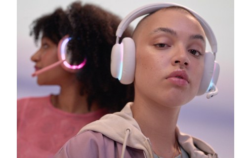 Casque gaming sans fil Logitech G735, Blanc - Bluetooth