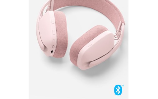 Micro-casque sans fil Logitech Zone Vibe 100, Rose - Bluetooth