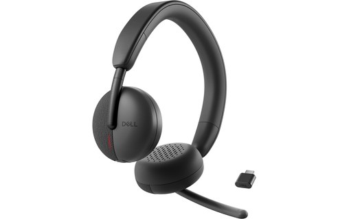 Micro-casque sans fil Dell WL3024, Noir - Bluetooth USB, USB-C