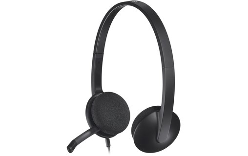 Micro-casque Logitech H340, Noir - USB